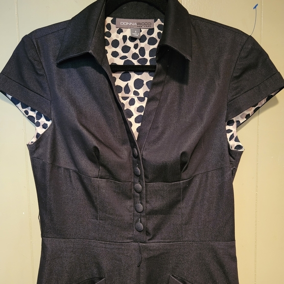 Donna Ricco Elegant Black Sleeveless Dress | Women’s Size 4, - Picture 2 of 6